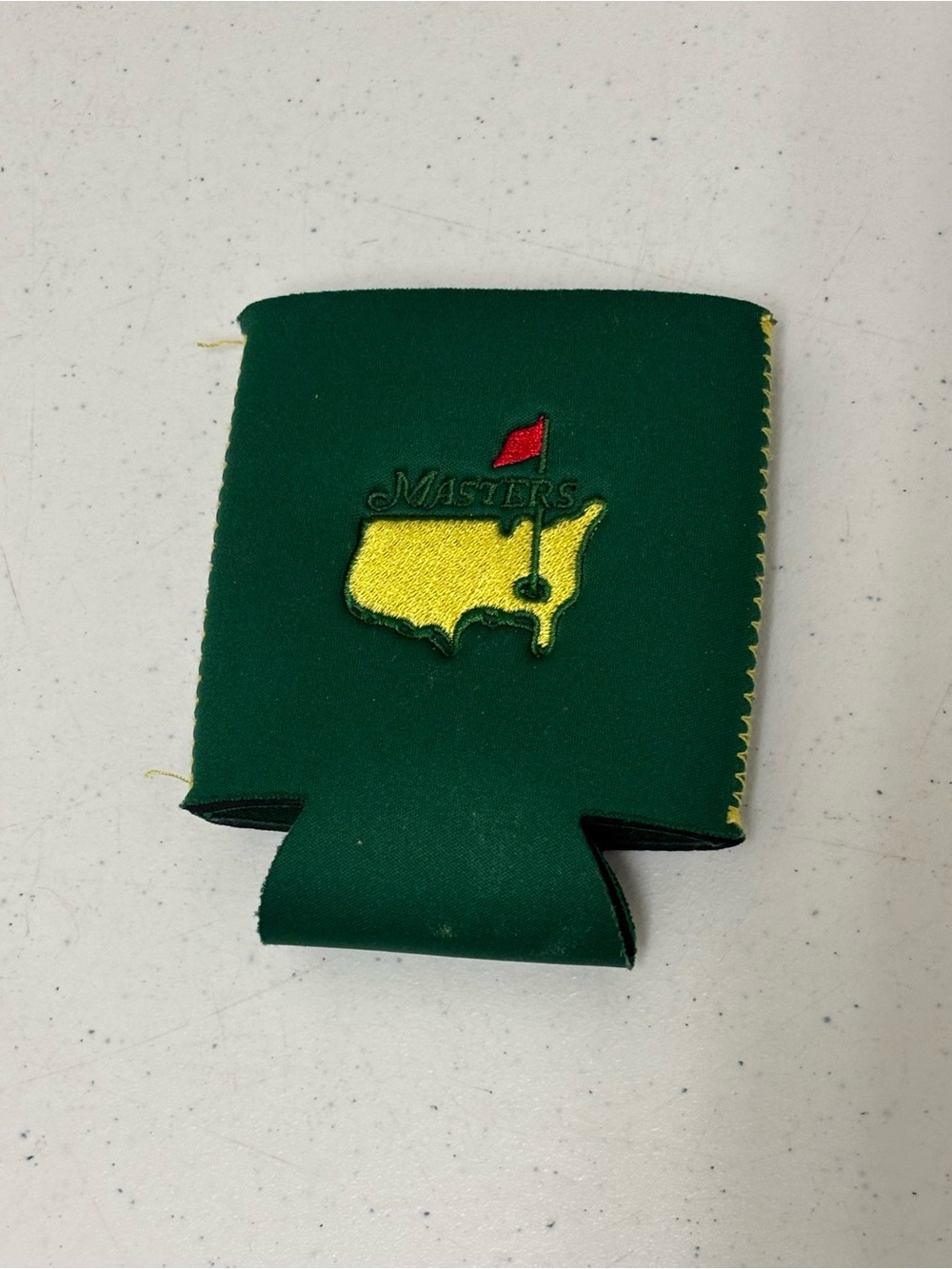 Masters Green Cooler Sleeve with masters logos and magnets